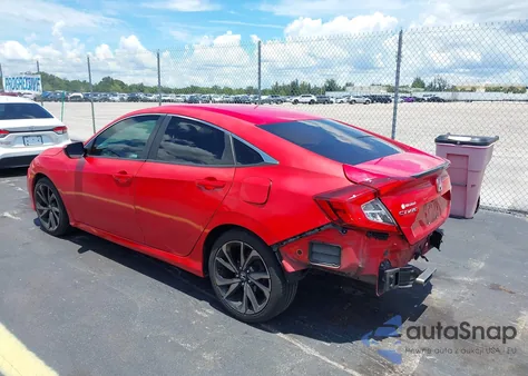 2020 Honda Civic Sport z USA, uszkodzony, nr VIN 2HGFC2F82LH540154